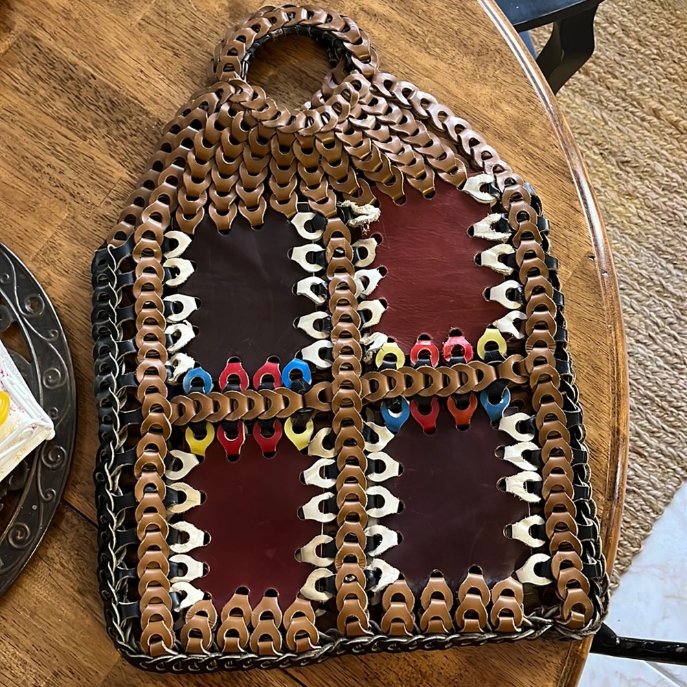 Vintage leather 70’s bag